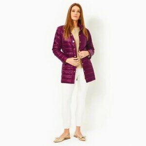 Down Lilly Pulitzer NWT size S Gorgeous SRP $298 Amerena Cherry